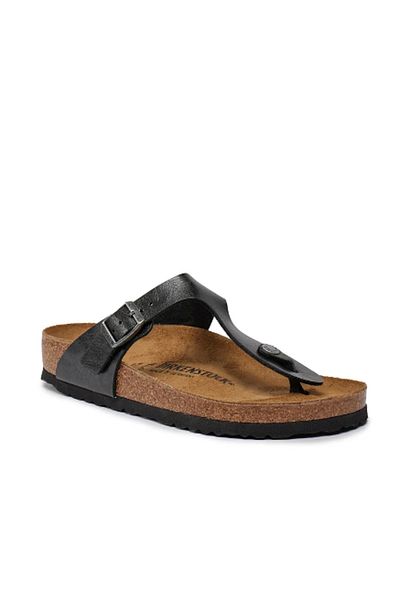 Birkenstock Gizeh BF541951, Damen Hausschuhe, Schwarz