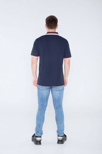 Nautica تي شيرت بولو للرجال باللون الأزرق الداكن N1M01624