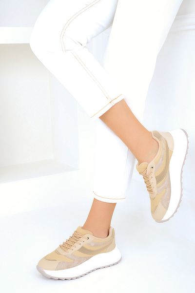 SOHO Beige Women's Sneakers 19006
