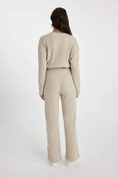 DeFacto Women's Canvas Trousers B2206Ax/Bg303 Stone