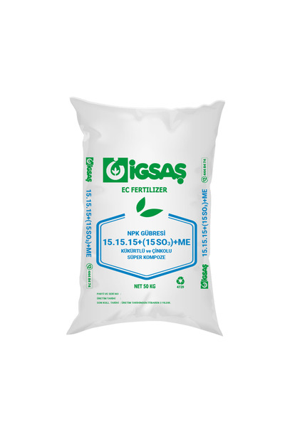 İGSAŞ 15.15.15 KÜKÜRTLÜ VE ÇİNKOLU SÜPER KOMPOZE 50KG