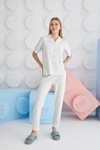 Sevim Κοριτσίστικη φόρμα πιτζάμα με κοντό μανίκι C7T7N68