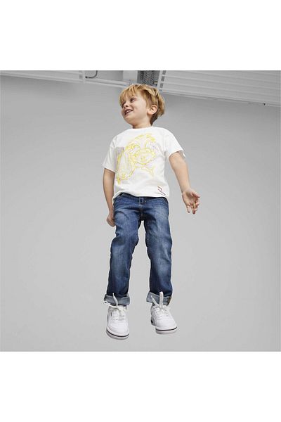 Puma X TROLLS Graphic Kids White T-Shirt - 62484402
