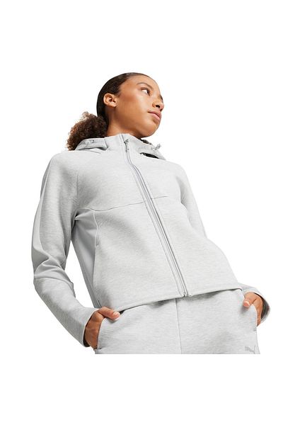 Puma Hanorac gri pentru femei Evostripe, în stil casual 67787804
