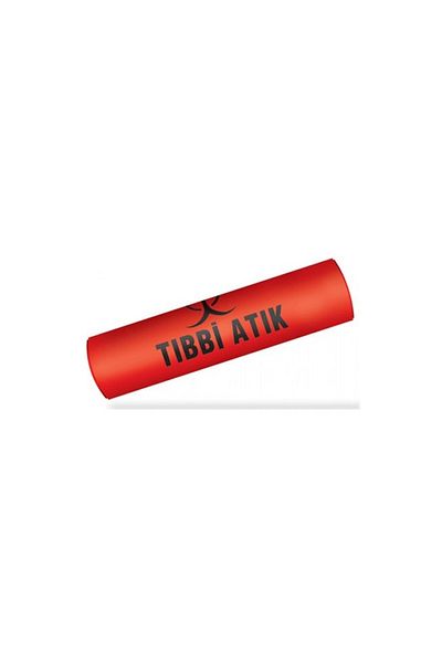 ENSAR GİYİM Medium Size 55 x 60 cm - 300 gr 10 Pieces Black-Red Printed Roll x 1 Pack