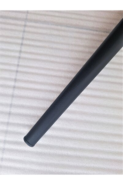 DEMONTEPARK 4 bucăți-60 cm picior conic metalic-picioare de masă-culoare neagră (Diametru: 5,1 cm)