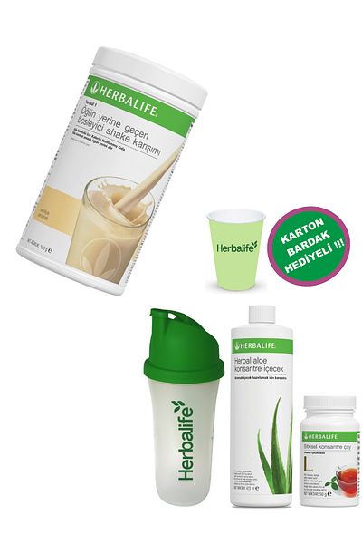Herbalife Vanilla and Aloe Concentrated 50g Shaker - Classic Drink and Tea