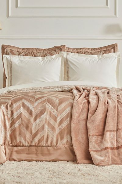 Karaca Home Celeste 8 Piece Dowry Set Mink