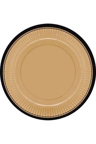 Kikajoy 8-Piece Retro Series Candle Light Cardboard Plate