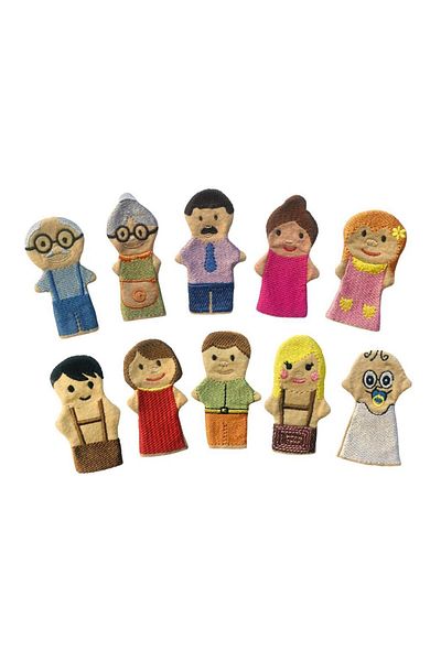 Edutoys FINGER PUPPETS (PACK OF 10)