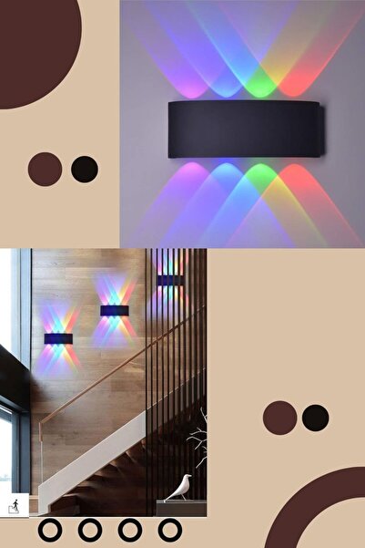 fullreyon Disko, Bar, Pub, Müzikhol, Gece Kulübü, Meyhane, Otel, Motel, Pansiyon 8 Watt Modern Şık Led Aplik