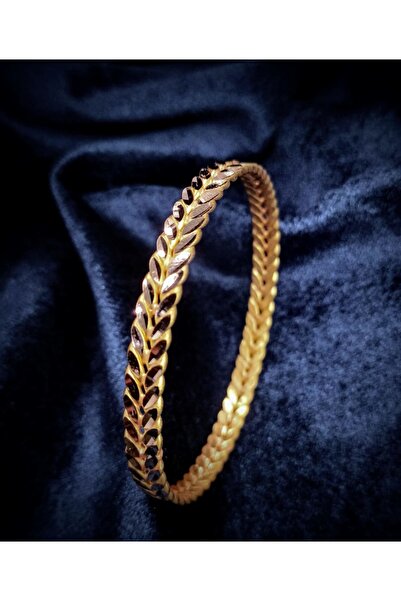 22 Ayar 25 gram Yatırımlık BAŞAK bilezik. İşçiliksiz. (Farklı ölçü için mesaj atınız)