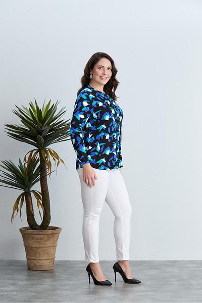wearon tekstil WOMEN'S VISKOSE FABRIC MOTHER'S SHIRT COMBED