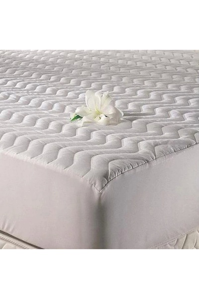 Cotton Box Liquid Proof Quilted Fitted Double Bed Pad 200x200