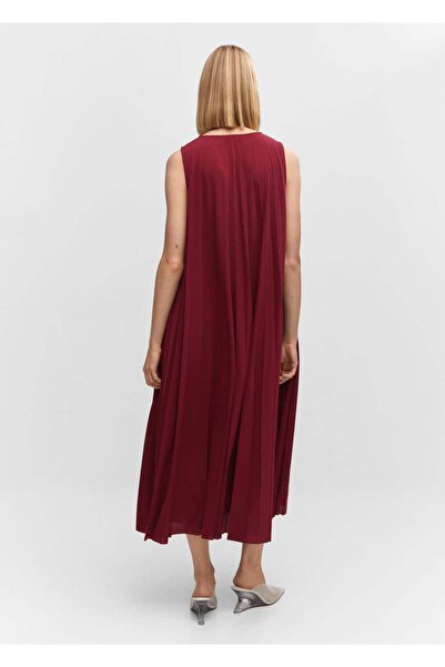 MANGO Woman Pilili Midi Boy Elbise