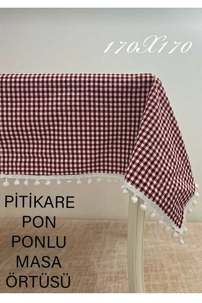 HMZ PITIKARE PON PUFF TABLE CLOTH, SOFRA CLOTH, PICKNIC CLOTH