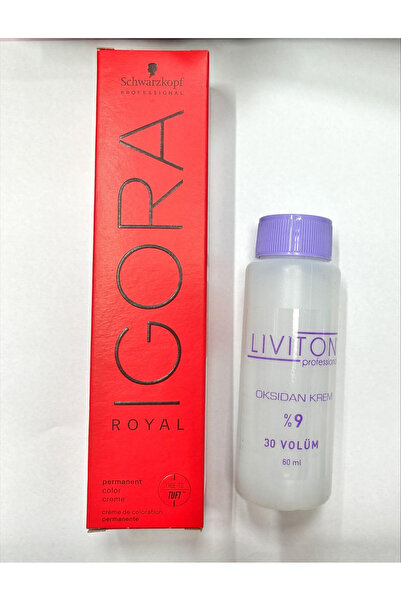 Igora Schwarzkopf Igora Royal Saç Boyası 8-46 Açık Kumral Bej Çikolata & Oksidanı ile