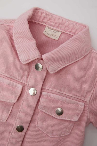 DeFacto Baby Girl Short Sleeve Jean Dress B8211A524SM