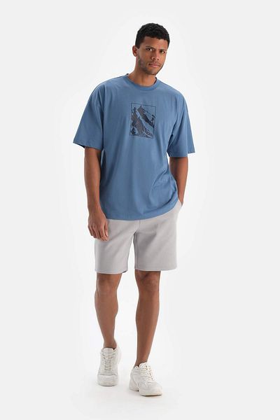 Dagi Men's Gray Cotton Shorts