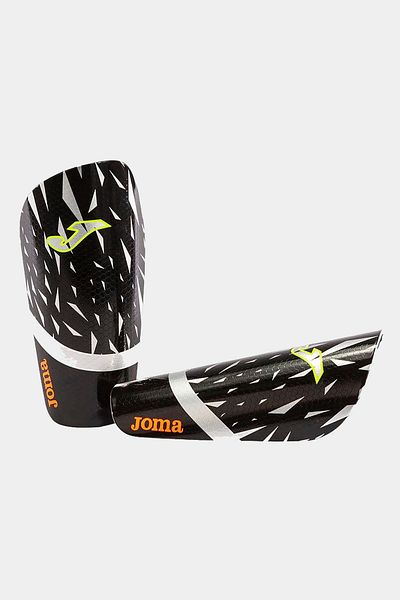 Joma Ανδρικός αγώνας ποδοσφαίρου Shin Guard Spider Shin Guards Μαύρο Ασημί 401157.111