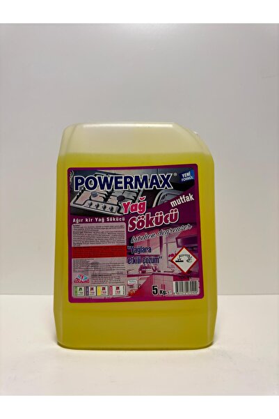 powermax Mutfak Yağ Sökücü 5kg , Yağ Pas Sökücü, Çok Amaçlı Temizleyici