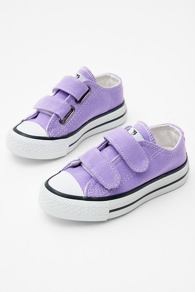Tonny Black Παιδικό πάνινα παπούτσια Unisex Lilac Comfortable Fit Velcro
