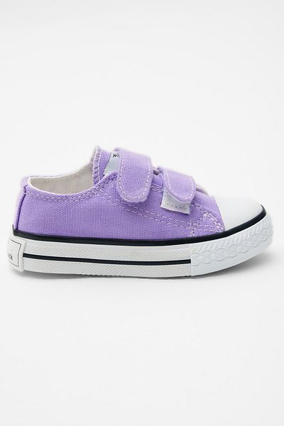Tonny Black Παιδικό πάνινα παπούτσια Unisex Lilac Comfortable Fit Velcro