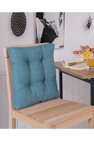 Misev Green Fluffy Chair Cushion