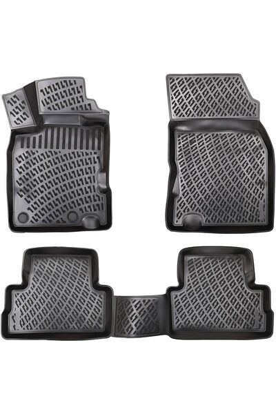 Rizline Renault Kadjar 2015 Sonrası Araca Özel 3D Havuzlu Paspas Siyah BMY