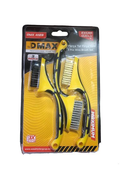 DMAX 3 PIECES WIRE BRUSH SET