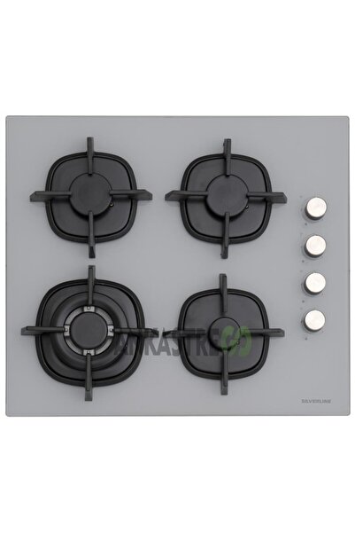 Silverline BO6502S02 - CS5429S01 - 3457 Soho 60 CM Gri Cam Ankastre Set