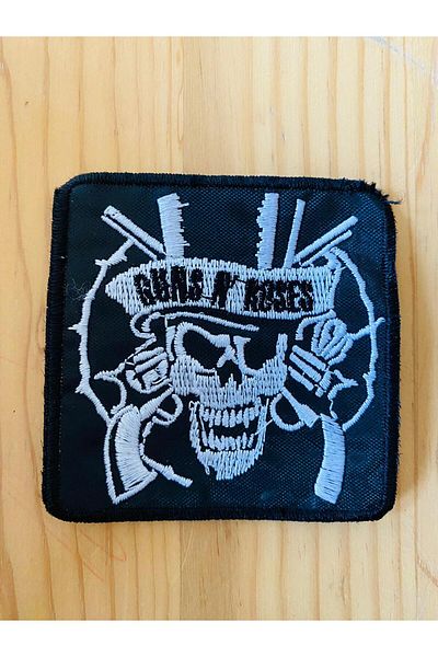 ZID Guns N Roses Gnr Patch Embroidery Sewable 8x8 Cm
