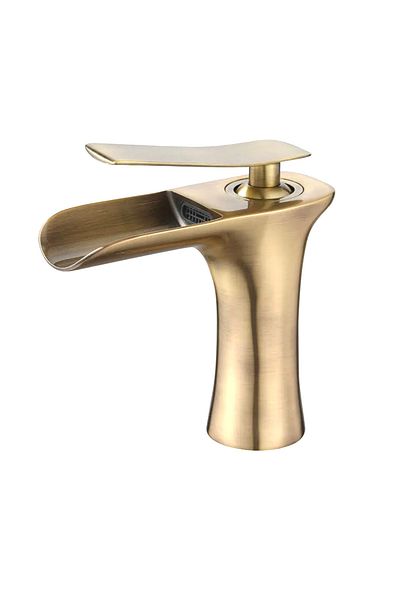 Fause Sink Faucet Waterfall Antique Antique Klb102-a