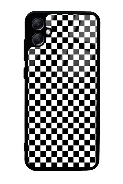 Spoyi Samsung A05 Checkered Design Glossy Phone Case