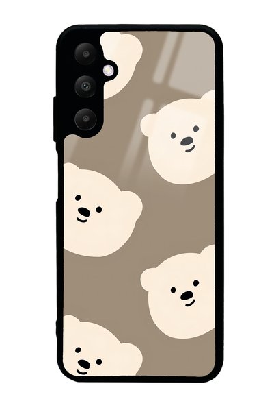 Spoyi Glossy Phone Case for Samsung A05S Sweet Face Design