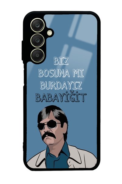 Spoyi Samsung A25 Glossy Phone Case with Babayigit Design