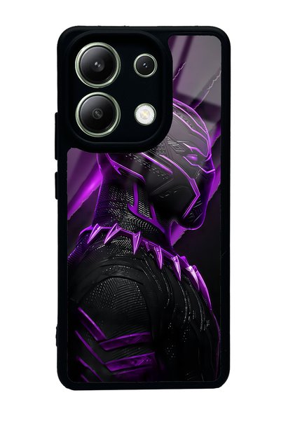 Spoyi حافظة هاتف لامعة بتصميم النمر الأسود لهاتف Xiaomi Redmi Note 13 4G