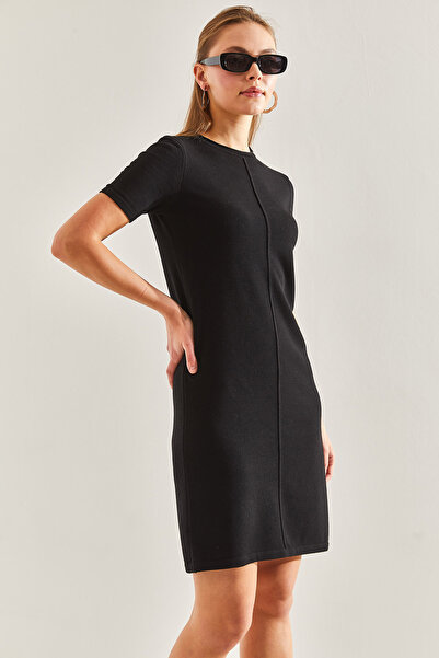 Bianco Lucci Kadın Çimalı Triko Elbise 20246062