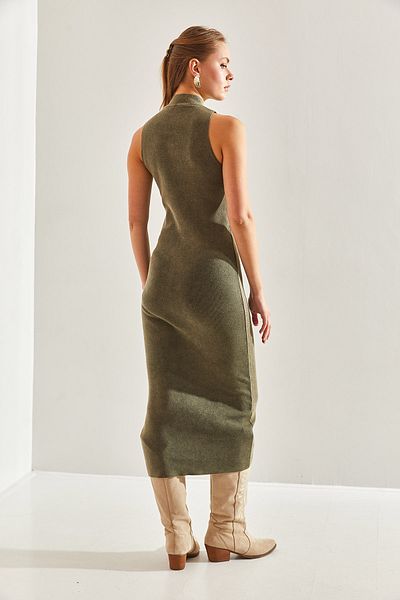 Bianco Lucci Knitwear Women's Dress - Washed, Model 20246051