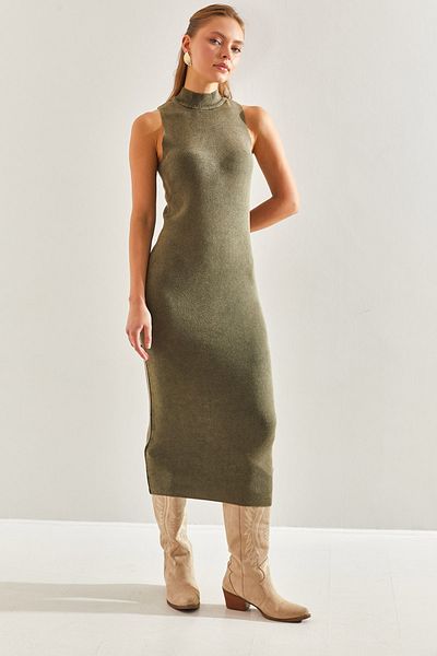 Bianco Lucci Knitwear Women's Dress - Washed, Model 20246051