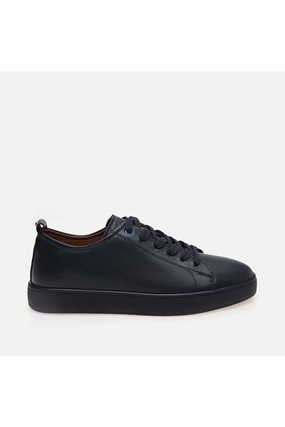 Yaya by Hotiç Pantofi casual pentru bărbați Yaya bleumarin din piele naturală