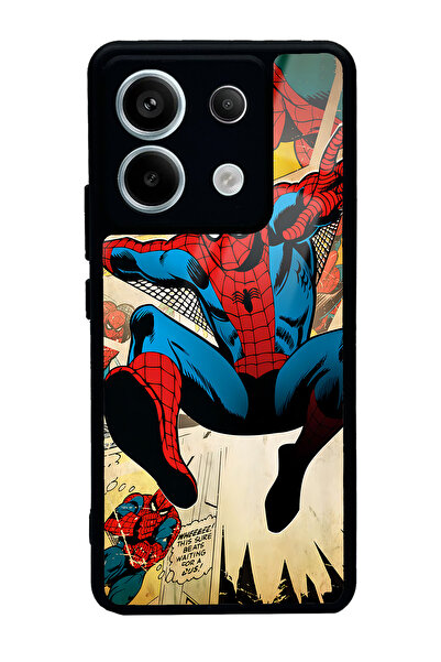 Spoyi Xiaomi Redmi Note 13 Pro 5G Spider-Man Örümcek Adam Tasarımlı Glossy Te...