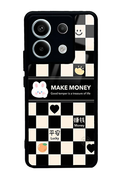Spoyi Xiaomi Redmi Note 13 Pro 5G Make Money Tasarımlı Glossy Telefon Kılıfı
