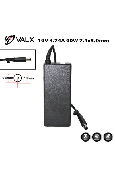 HP Valx LA-19075 19V 4.74A 90W 7.4x5.0 Laptop Adaptör HP
