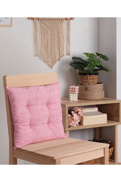 Misev Pink Chair Cushion