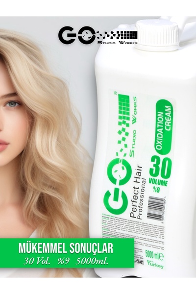 Go Studio Works Oksidan Krem 30 Volume (%9) 5000 ml.