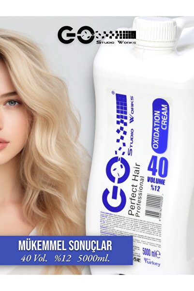 Go Studio Works Oksidan Krem 40 Volume (%12) 5000 ml.