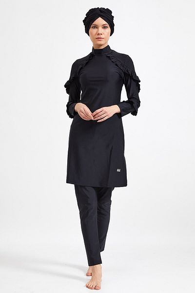 Adasea Μαγιό Hijab Adasea4104μαύρο