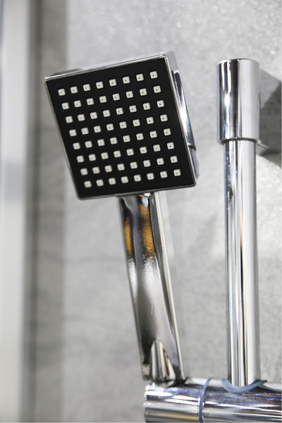 Genel Markalar Kare Çok Fonksiyonlu Duş Başlığı Seti El Duşu A45676