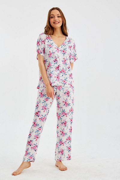 LILIAN Set de pijamale pentru femei Flowers